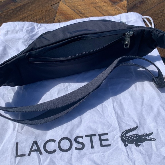 Lacoste: Men's Signature Leather Zip Fanny Pack (Sold Out on Website) - Picture 2 of 4